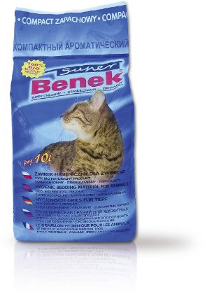 SUPER BENEK COMPACT Cat Litter Bentonite grit Sea Breeze 25 l