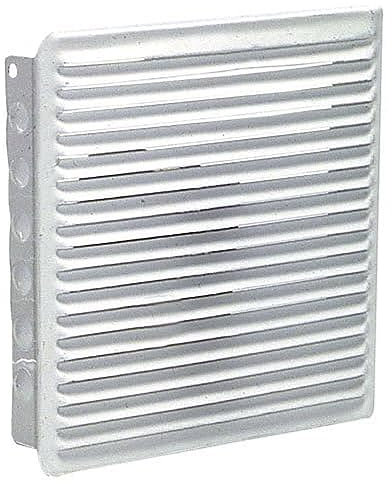 WOLFPACK LINEA PROFESIONAL - Rejilla Ventilacion Empotrar 17x17 cm. Blanca Lacada