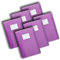 6 x Arpan 104 - Taschen Präsentation Sichtbuch (208 Ansicht) - Purple
