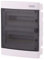 Intratec quadro elettrico incasso, IP40 – Centralino da interno con porta trasparente, per installazione in ambienti asciutti, 2 file, 24 moduli, 357 x 283 x 106 mm