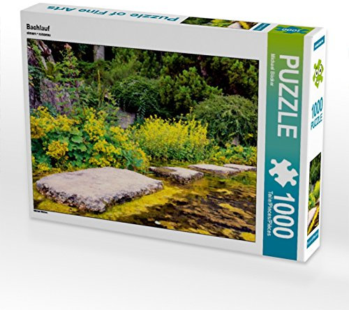CALVENDO Puzzle Bachlauf 1000 Teile Puzzle quer | 1000 Teile Lege-Größe 64 x 48 cm Foto-Puzzle für glückliche Stunden
