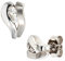 Jobo Damen-Ohrstecker aus 9 Karat 375 Weißgold mit Zirkonia