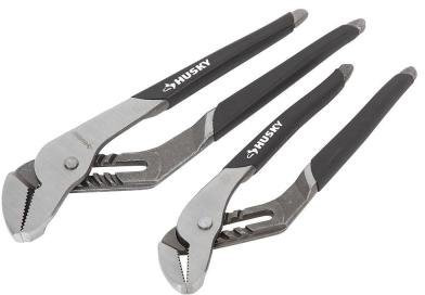 Husky Groove Joint Pliers Set (2-Pieces)