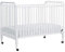 DaVinci Jenny Lind - Cuna convertible 3 en 1 para bebé, cuna portátil con certificación GREENGUARD Gold, cuna convertible a cama infantil y sofá cama, 4 alturas ajustables, fácil de montar, cuna de