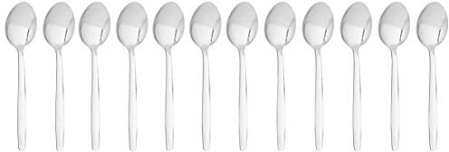 Millenium Cutlery Dessert Spoons - Pack of 12 | Stainless Steel Dessert Spoons, Genware Spoons, Millennium Cutlery