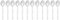 Millenium Cutlery Dessert Spoons - Pack of 12 | Stainless Steel Dessert Spoons, Genware Spoons, Millennium Cutlery