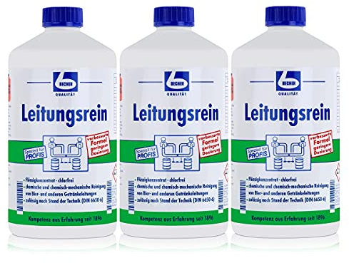 3x Dr. Becher Bier-Rohr Rein SK98.03/1 Liter