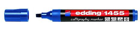 Kalligrafie-Marker creativ 1455 stahlblau 1-5mm 10er-Pack