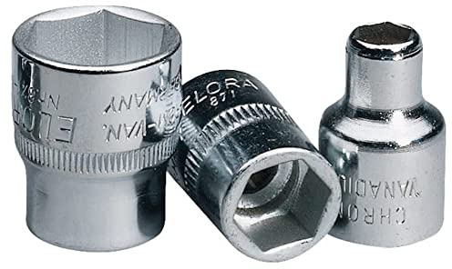 Draper 15233 Elora Hexagon Socket, 16mm Ø, 3/8 Square Drive