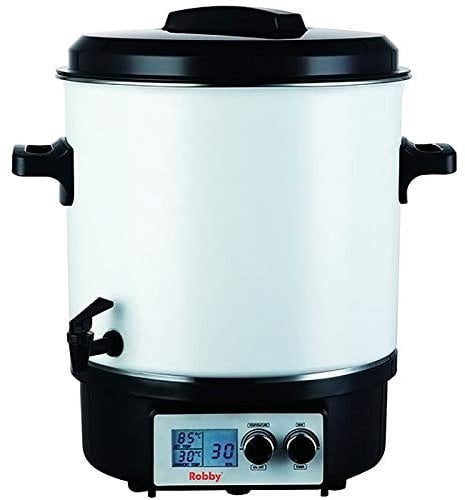 Stérilisateur De Bocaux Électrique Avec Écran Lcd Robinet Et Minuteur 27l 1800w - STERI PRO LCD