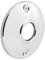 Prime-Line Products E 2439 Door Knob Rosettes, 2-1/4 in. Outside Diameter, Chrome Plated Steel Products