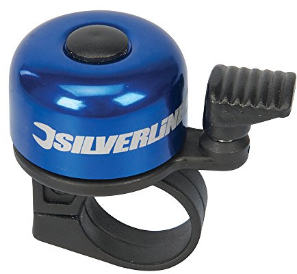 Silverline One-Touch Ping Bicycle Bell 80 x 100 mm (858804)