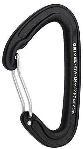 Grivel K3W Plume Karabiner, Black