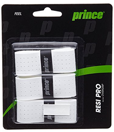 Prince ResiPro Tennis-Griffband, Weiß, 3 Stück