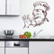 Sunnywall Gourmet Koch Küchenchef Küche Saucier Wandtattoo Design Größe: Größe 2 (Nr. 27)