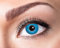 Zoelibat Eyecatcher Motivlinsen - Electro Blue m17 - farbige 3-Monats-Kontaktlinsen - Blaue Linsen zum Cosplay Animé Kostüm