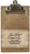 Advantus TH93278 Idea-Ology Mini Clipboard 4.5 x 7.75-inch-Brown, Other, Multicoloured, 15.39x21.99x1.9 cm
