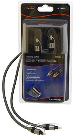 profitec HCK 8837 3 High End Optisches Digitalkabel (Toslink®) 3,0m
