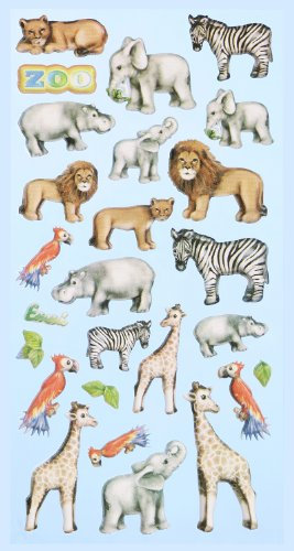 NEU Softy Stickers ´Zootiere´ PREISHIT