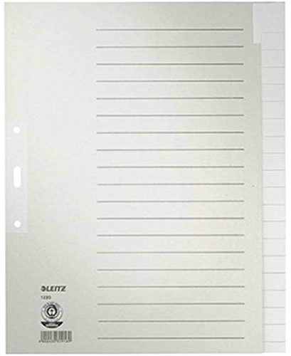 Leitz Papierregister Lei 1220 A4,Blanko