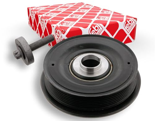 febi bilstein 33700 Riemenscheibe (entkoppelt) für Kurbelwelle, mit Schraube, 1 Stück
