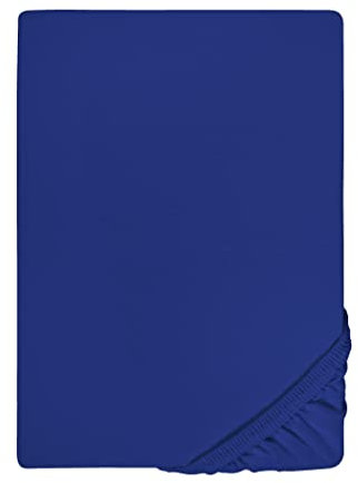 biberna Feinjersey-Spannbetttuch 0077144 Saphir 1x 180x200 cm - 200x200 cm