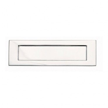 M36S-CP - Plain Letter Plate (10 x 3) - Polished Chrome - 257mm x 80mm - Each