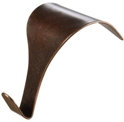 PICTURE RAIL HOOKS - BRONZE FINISH - PACK OF 8 - FREE UK POSTAGE