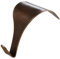 PICTURE RAIL HOOKS - BRONZE FINISH - PACK OF 8 - FREE UK POSTAGE