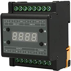 DMX LED Dimmer Triac 220 V 3 Kanäle Prüfen Triac Trafo dimmbar mit einem DMX-Signal