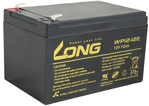 Long Blei-Säure Akku 12V 12Ah F2 DeepCycle (WP12-12E)