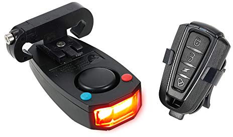 Docooler Feux arrière de vélo avec alarme antivol intelligente et câble de chargement USB ATV (type 2)