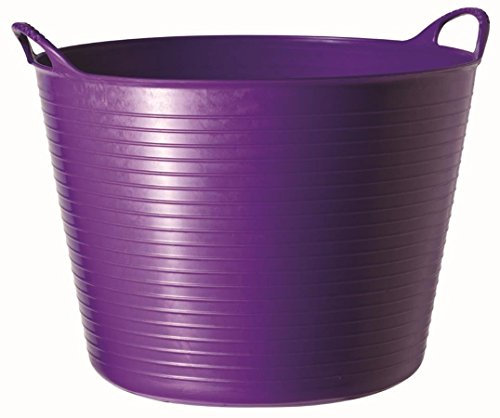 Tubtrugs 36L Large Flexible 2-Handled Recycled Tub, Purple