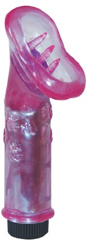 You2Toys Venus Lips - stimulierender Vagina-Sauger für Frauen, lässt Schamlippen etwas anschwellen, mit drei Kitzel-Zungen, 1-Stufen-Vibration, lila