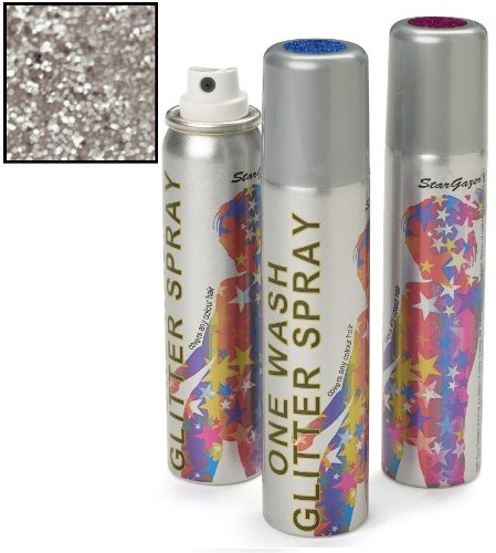SILVER Glitter Hair Spray - Stargazer 75ml