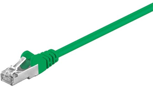 Goobay CAT 5-100 FTP Green 1m - Netzwerkkabel (1 m, Grün)