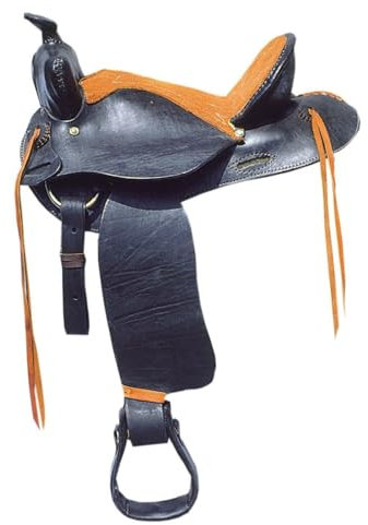 Amesbichler Reitsport Westernsattel für Großpferde Tampico, schwarz