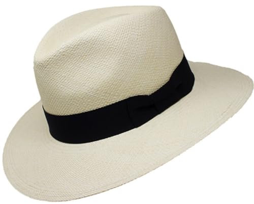 Gamboa Original Sombrero Panama Gambler Paja Toquilla Hecho en Ecuador Hombre y Mujer