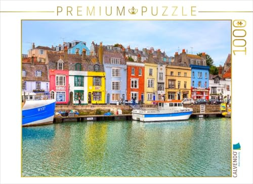CALVENDO Puzzle Hafen von Weymouth | 1000 Teile Lege-Größe 64 x 48 cm Foto-Puzzle für glückliche Stunden