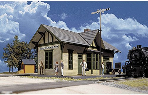 Walthers, Inc. Golden Valley Depot Kit, 6-1/2 X 3-3/8 X 4 16.2 X 8.4 x 10cm