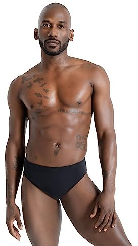 Capezio Herren Tanzgurt mit Vollbesatz Tanzgürtel, Schwarz, Medium