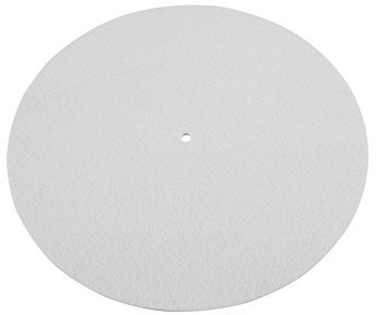 OMNITRONIC Slipmat, antistatisch, neutral weiß | | Schont den Motor des Plattenspielers und schützt die Schallplatten