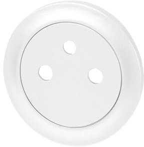 Legrand 068111 Enjoliveur Céliane pour Prise de Courant 2P+T Surface, Blanc
