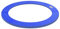 HOMCOM Coussin de Protection pour Trampoline de Remplacement Ø 305 cm bâche à Ressorts pour Trampoline résistant aux Rayons UV, Anti déchirure Bleu