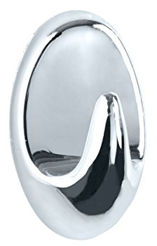 WENKO Liliput-Haken Chrom 3er Set - 3er Set, Kunststoff, 2.5 x 4 x 2 cm, Chrom