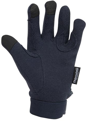 Dublin Thinsulate Winter Track Riding Gloves, Navy, Large/8