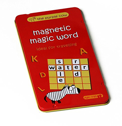 The Purple Cow 332331 Magic Word Magnetic Travel Game