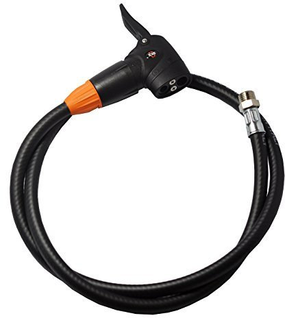 Ersatzschlauch Reifenfüller Reifendruckprüfer mit SKS-Hebelstecker 100 cm