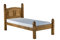 Mercers Furniture Corona Low Foot End Bed Frame, 3 ft, Brown