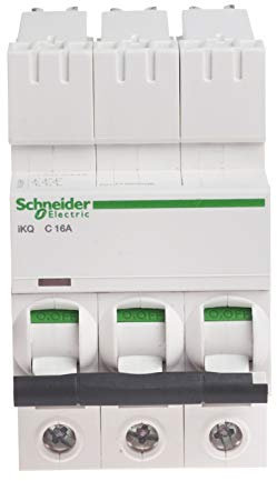 Schneider Electric, SE10C316, IKQ, disjoncteur miniature, 3P, 16A, C MCB